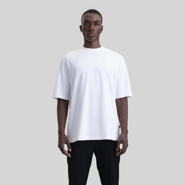 T-SHIRT OVERSIZE CRESCENT WHITE - Imagen 3
