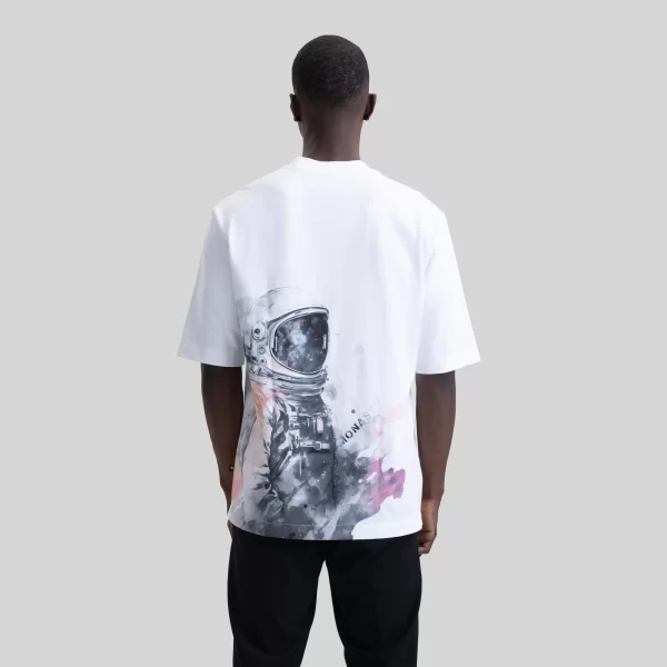 T-SHIRT OVERSIZE CRESCENT WHITE - Imagen 2