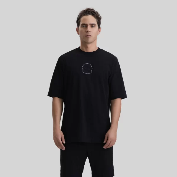 T-SHIRT OVERSIZE EPSILON BLACK - Imagen 2