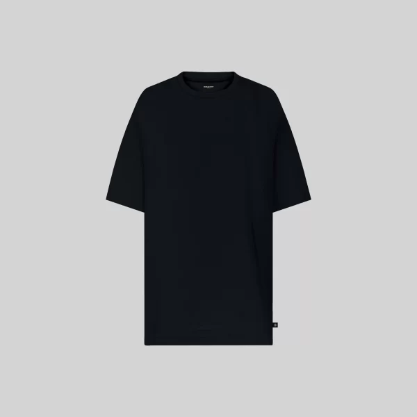 T-SHIRT OVERSIZE CRESCENT BLACK