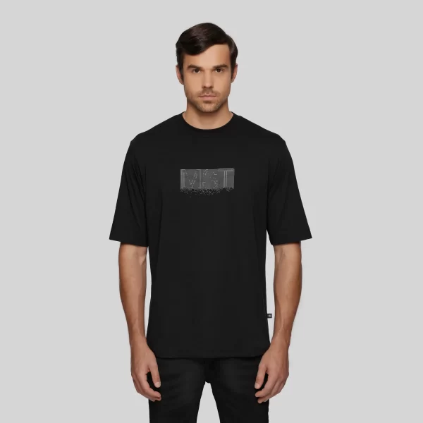 T-SHIRT OVERSIZE SIEG BLACK - Imagen 2