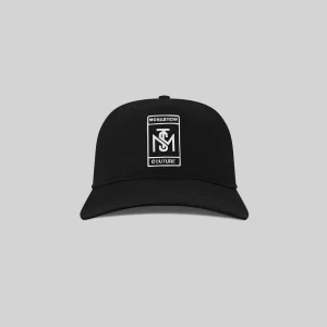 VEL CAP BLACK WHITE