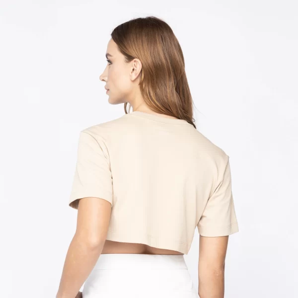 CROP TOP OVERSIZE GATERLEN IRISH CREAM - Imagen 5