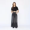 CROP TOP OVERSIZE GATERLEN BLACK - Imagen 4
