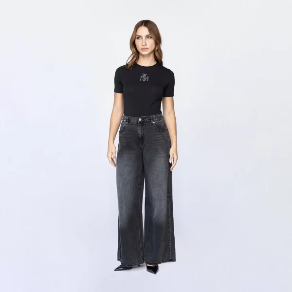 T-SHIRT SHINE BLACK - Imagen 3