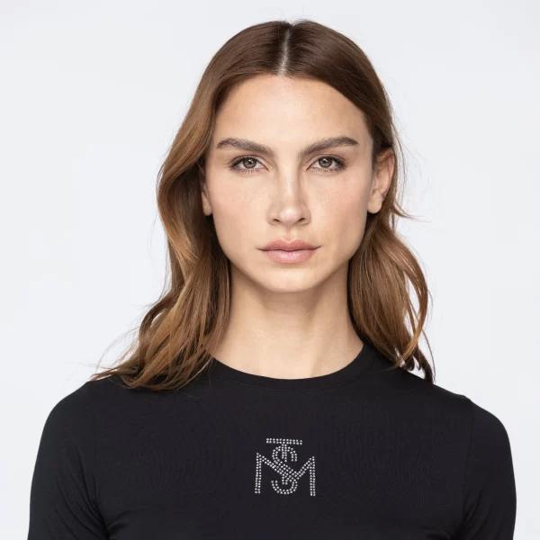 T-SHIRT SHINE BLACK - Imagen 2