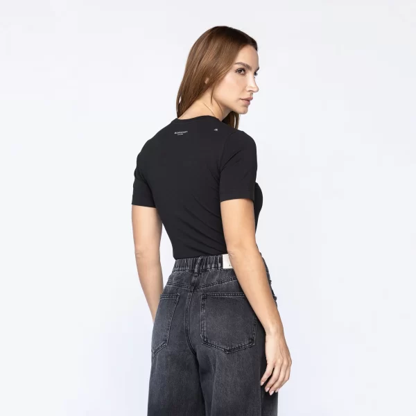 T-SHIRT SHINE BLACK - Imagen 4