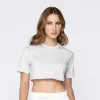 CROP TOP OVERSIZE CALDEN WHITE - Imagen 3