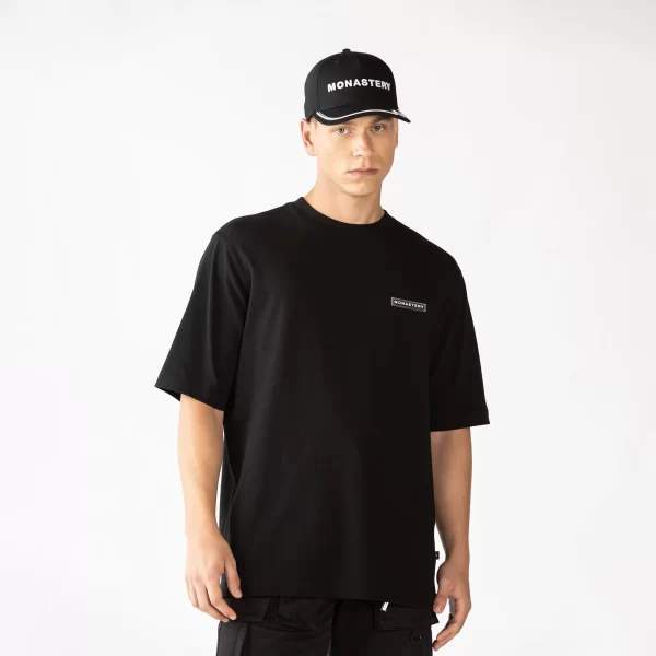 T-SHIRT OVERSIZE FOWLFIELD BLACK - Imagen 4