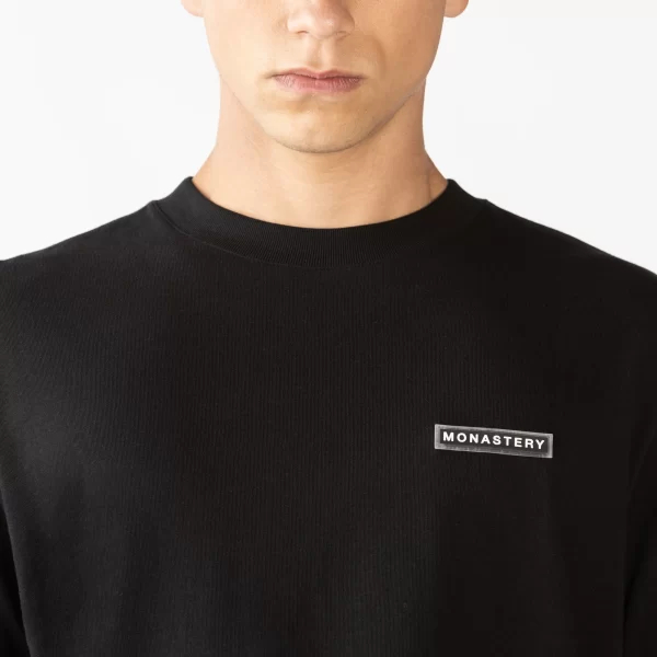 T-SHIRT OVERSIZE FOWLFIELD BLACK - Imagen 3