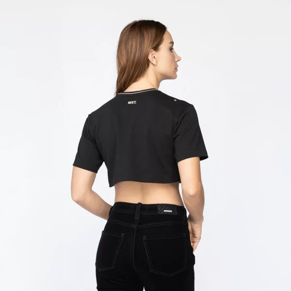 CROP TOP OVERSIZE ELDÉN BLACK - Imagen 4