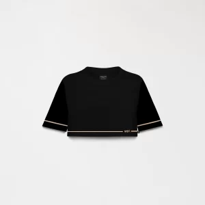 CROP TOP OVERSIZE MELROSE BLACK