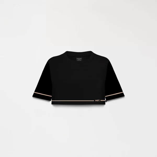 CROP TOP OVERSIZE MELROSE BLACK