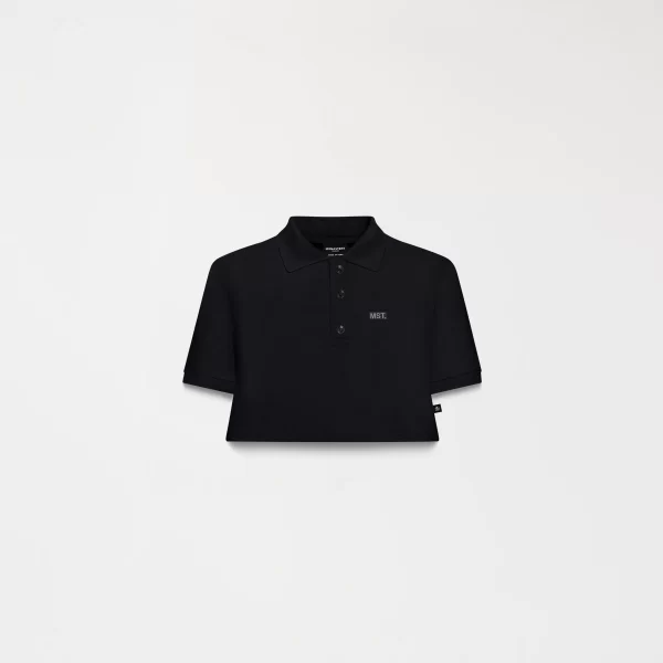 CROP TOP POLO SUTTON BLACK